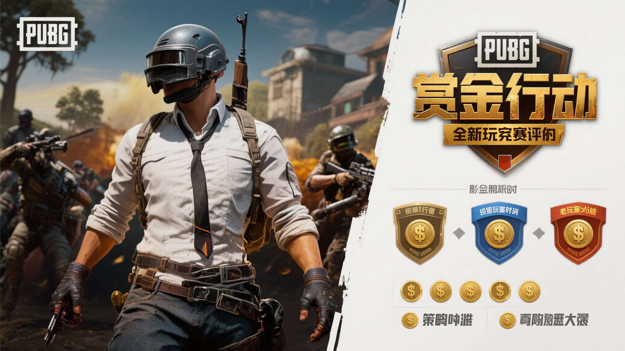 《PUBG》发布”赏金行动”主预告片 对于已经在《PUBG》中积累大量游戏时间的老玩家而言,"赏金行动"提供了一种全新